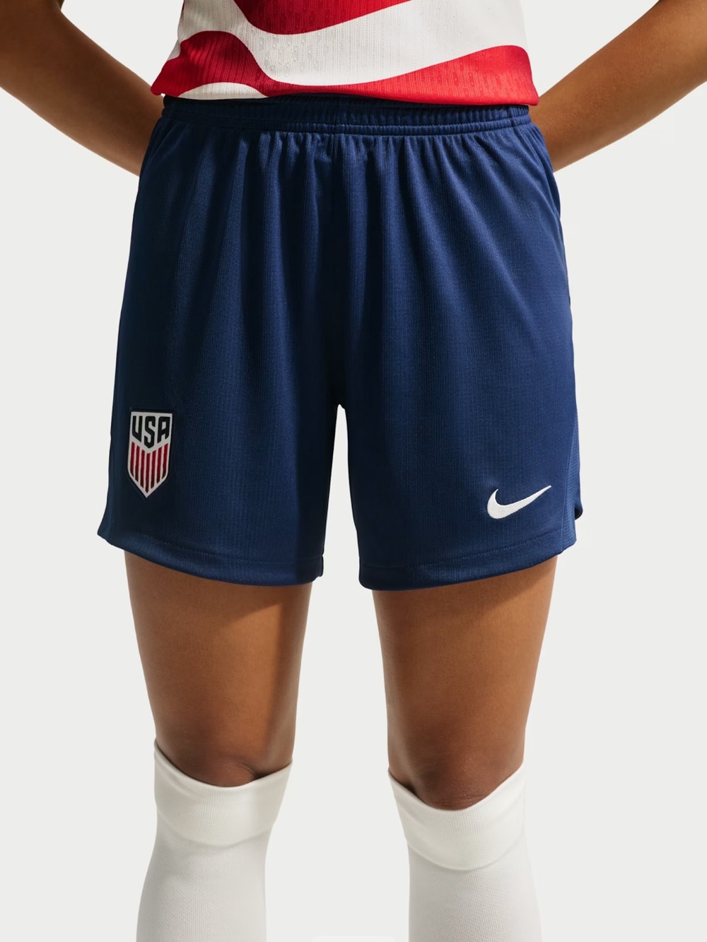 Nike Women's Navy Blue USA Soccer Shorts
